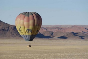 Ballon over Namib Desert