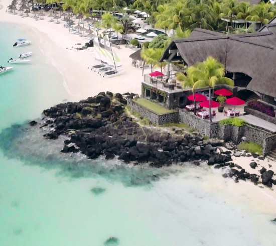 Kaart van reis Strand Vakantie Mauritius Royal Palm