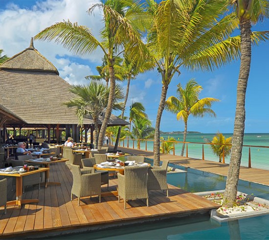 Kaart van reis Strand Vakantie Mauritius Luxe Resort