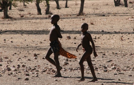 Bezoek Himba Stam