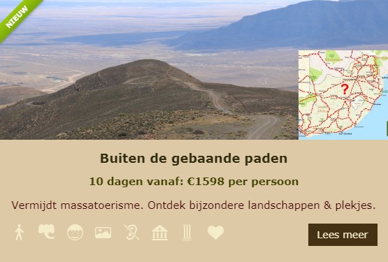 Buiten de gebaande paden