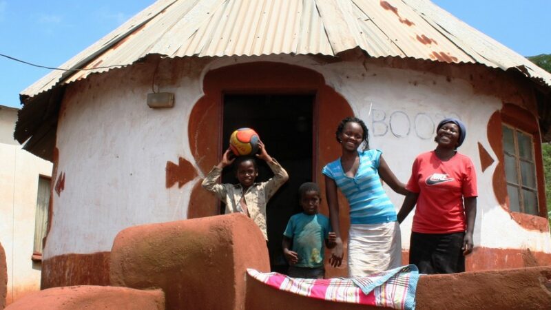 Vriendelijke lokale bevolking Zuid-Afrika