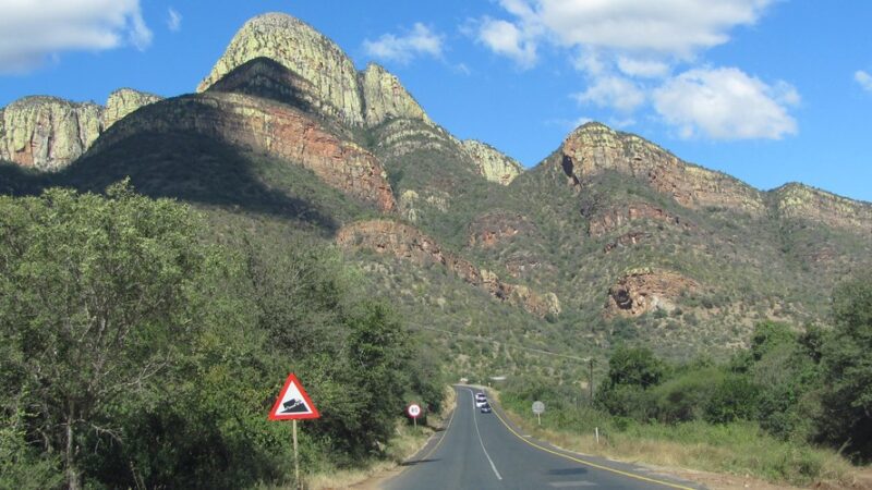 Weg naar Panorama gebied Zuid-Afrika